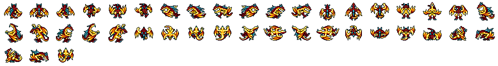 Flare Dragon · sprite sheet
