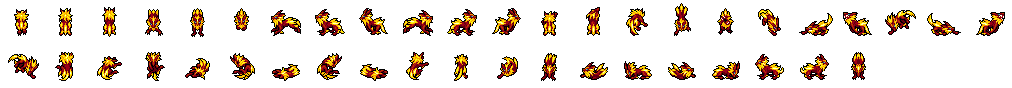 Flare Hound · sprite sheet