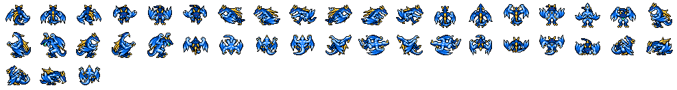 Hydro Dragon · sprite sheet