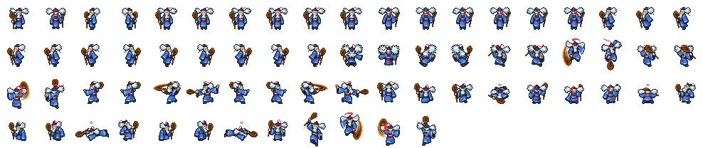 Popokura · sprite sheet